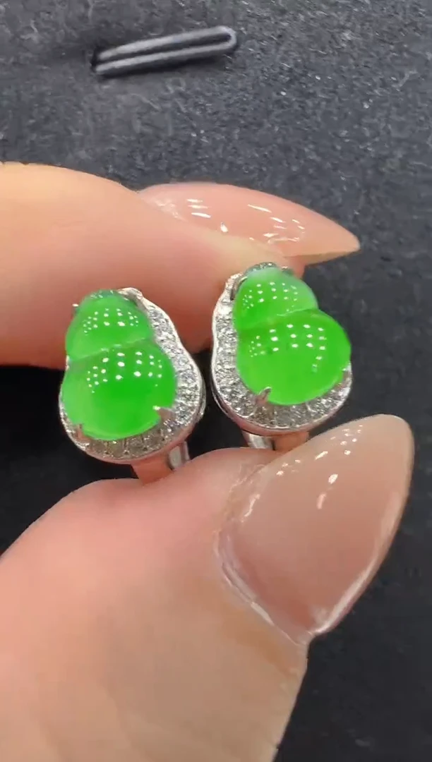 银S925镶嵌戒指翡翠多样性团购发一件