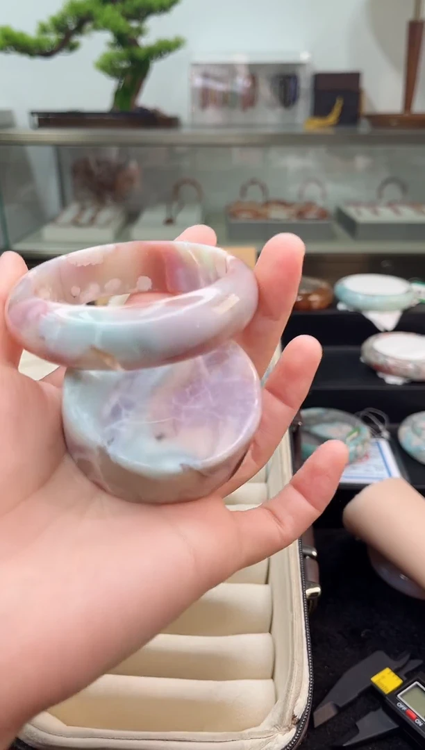 未镶嵌手镯石英质玉57圈口（赠品镯心）2S91268