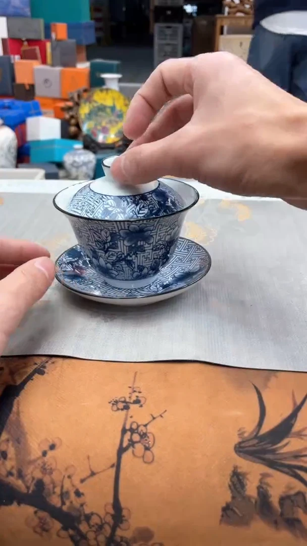 【闪购商品】@@@@@@@@@@@青花盖碗