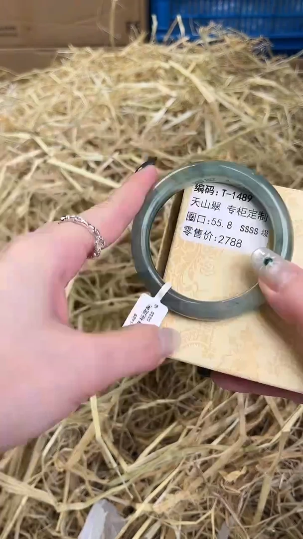 未镶嵌手镯石英质玉T-1489