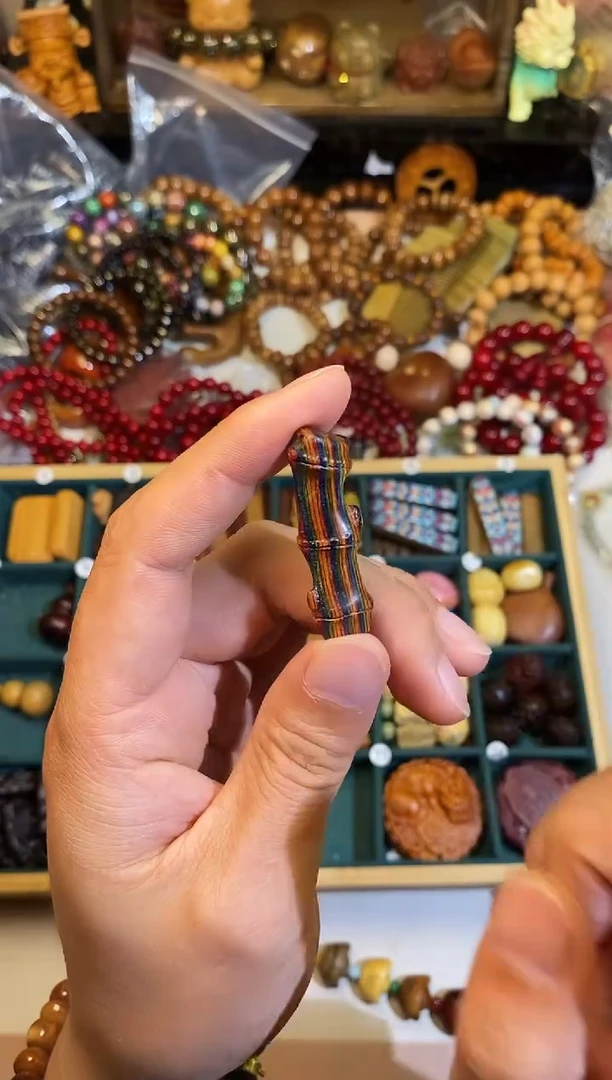 非洲檀香手串/手链彩虹木竹节