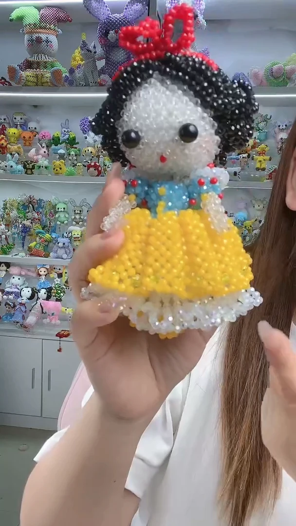 玻璃1850卡4水晶白雪公主材料包1套