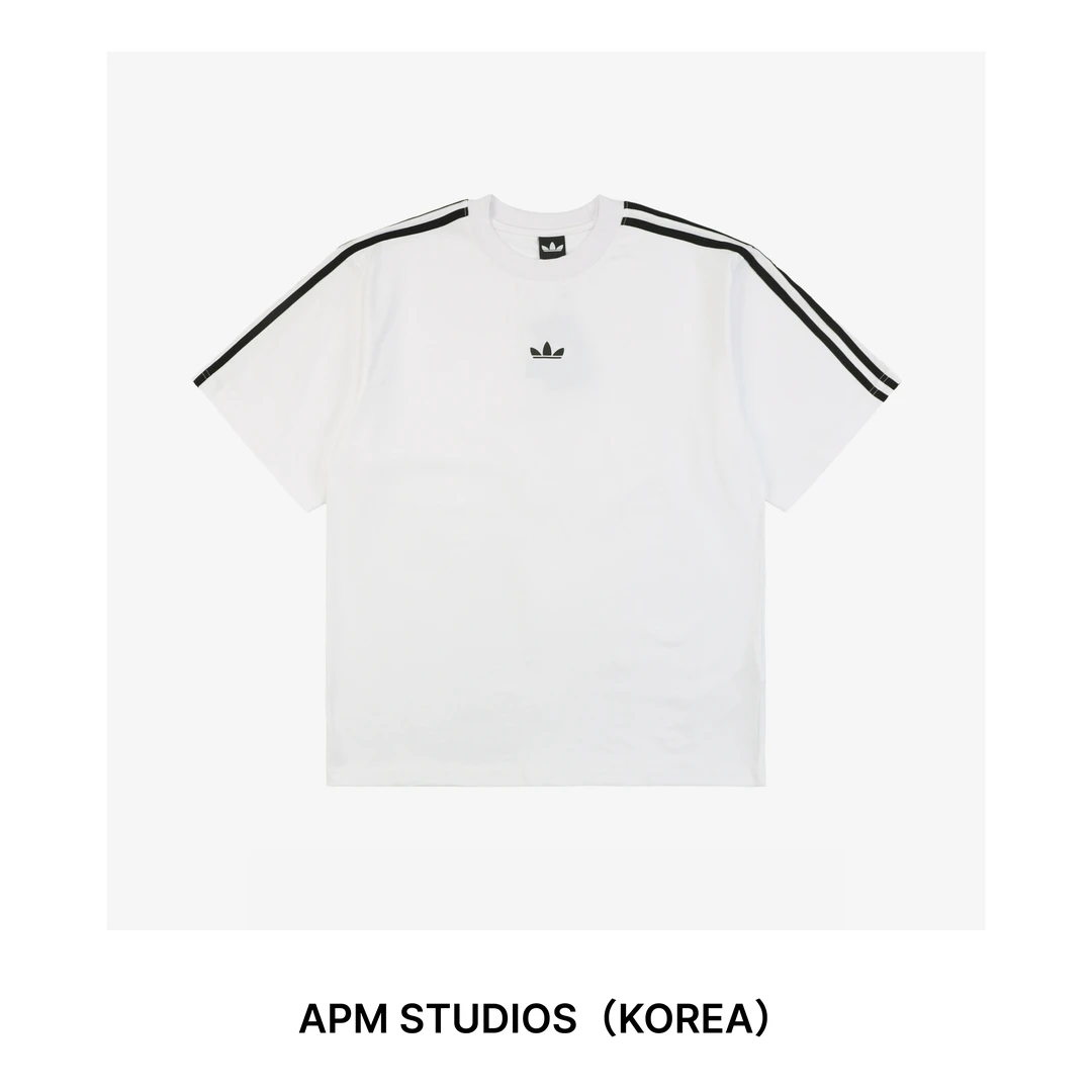 25ss Blcg x Ad三叶草联名印花短袖设计师款痞帅潮牌男女同款