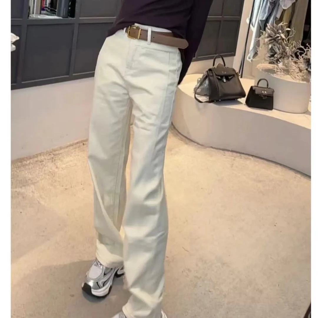 《优麦汇》K3623早春款水洗牛仔裤显瘦百搭新款裤子