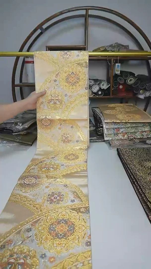 织绣153西阵织六通宝相花