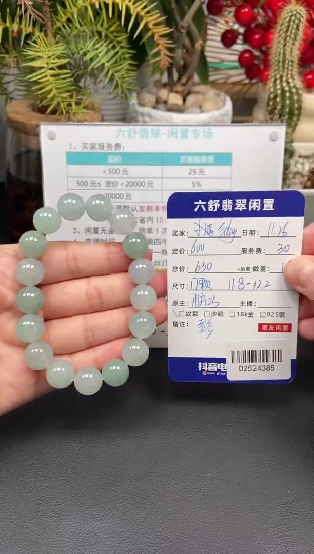 未镶嵌手串翡翠?****yD2524385