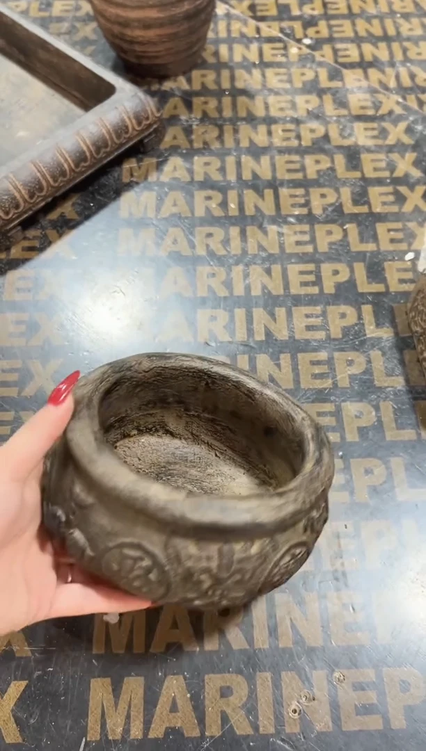 陶土【火山泥】聚宝盆