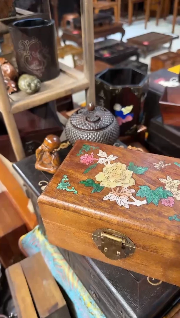 【闪购商品】木木艺牡丹花开黄翻盖盒88.8888