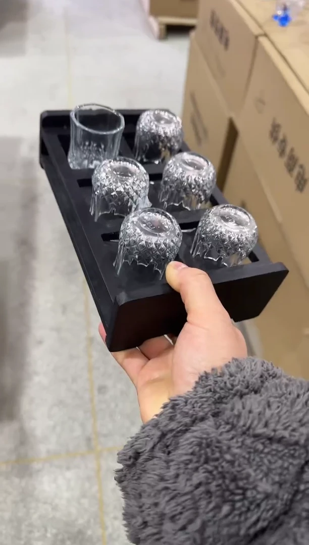 【闪购商品】水晶玻璃无盖款青苹果闪购价6+杯架