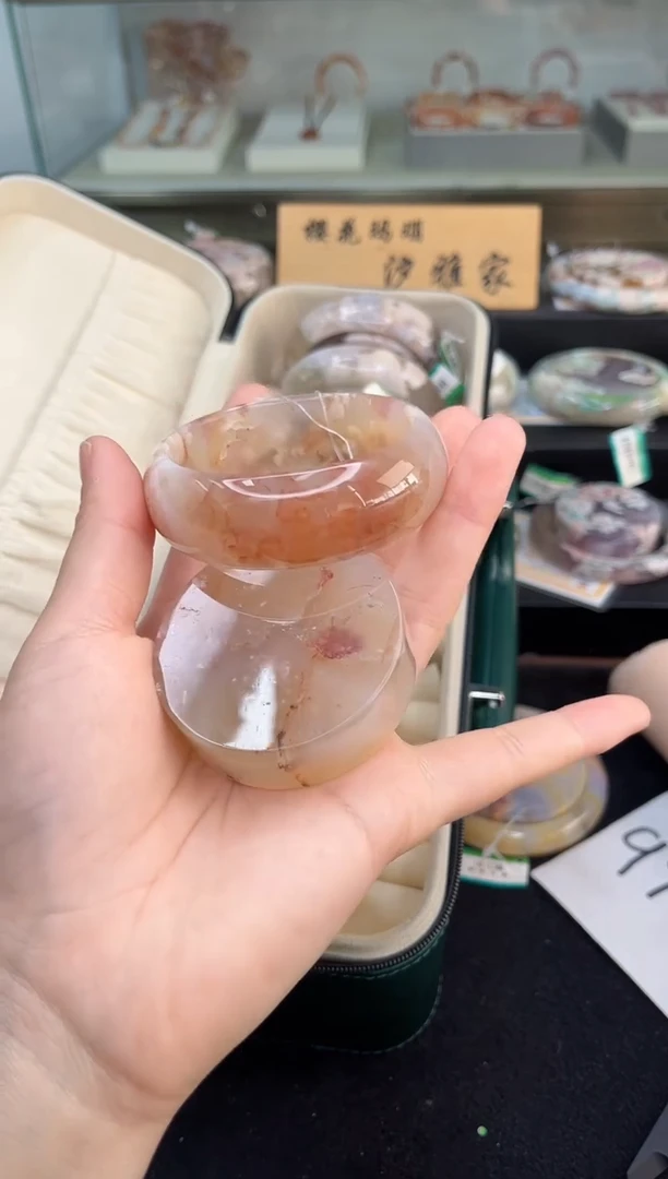 未镶嵌手镯石英质玉55圈口（赠品镯心）333188