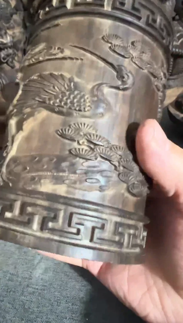 【闪购商品】香榧木木雕欢迎老铁来到直播间
