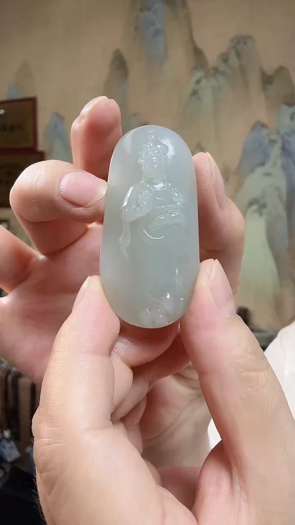 颈饰未镶嵌和田玉.