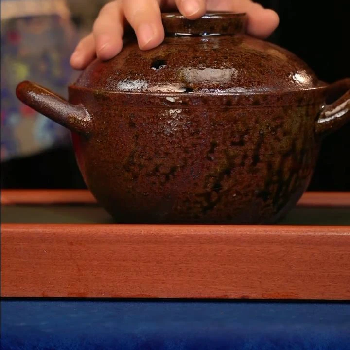 紫砂  宜兴紫砂 GFY 崖+沉 砂锅