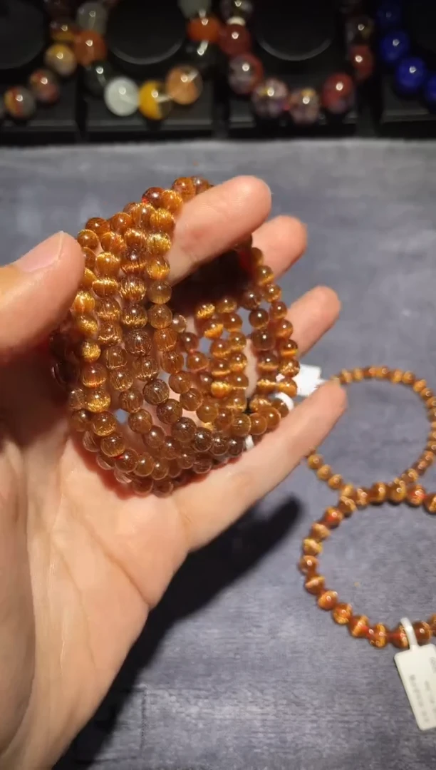 【闪购商品】水晶手链未镶嵌发晶单圈A6（多样性发其一）