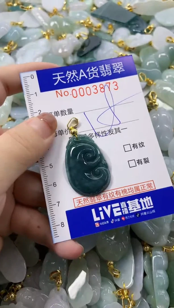 颈饰未镶嵌翡翠天然A货翡翠