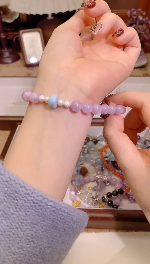 【闪购商品】锂辉石手串未镶嵌266