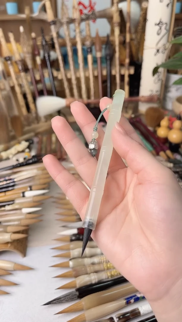 青****心【清水试笔，拒绝蘸墨】墨舞笔庄毛笔1支