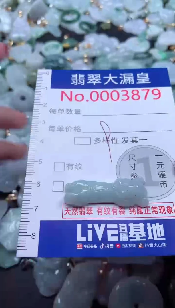 颈饰未镶嵌翡翠3879