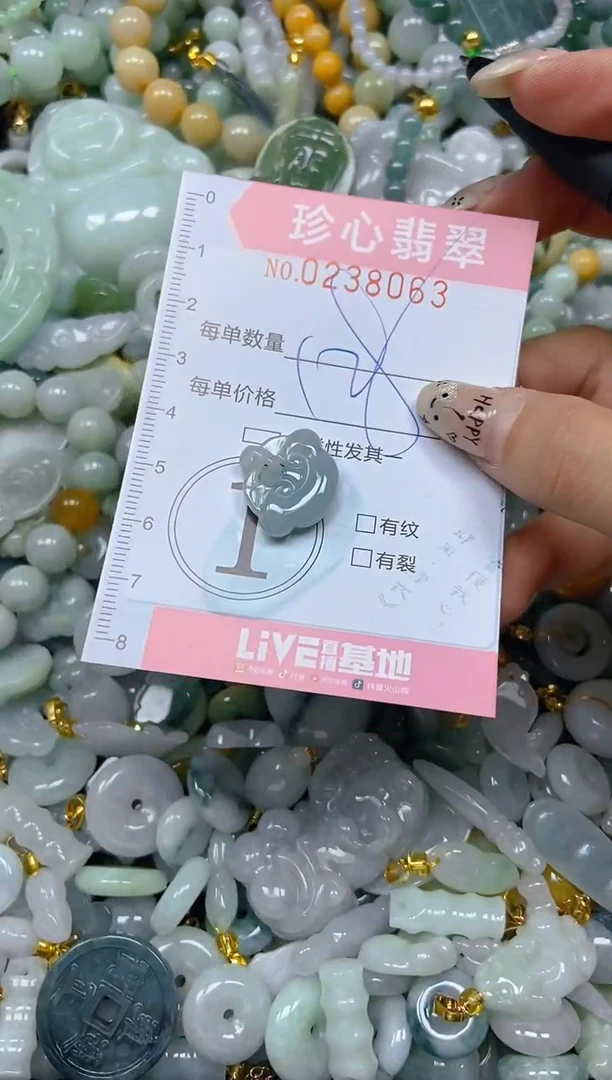 翡翠未镶嵌颈饰闪购0238063