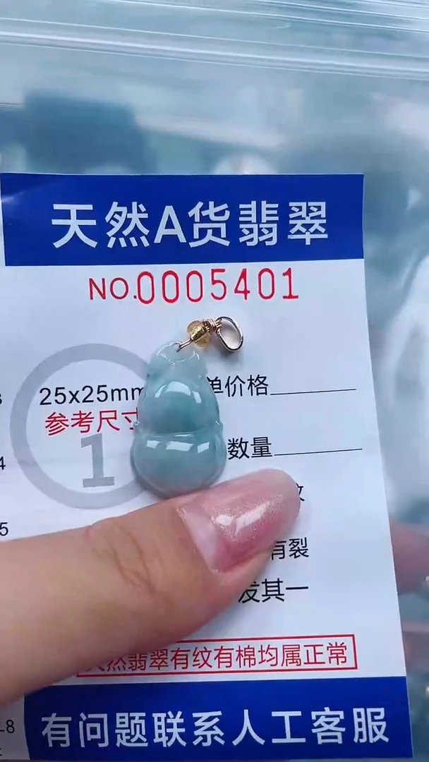 翡翠未镶嵌吊坠(不含链)1