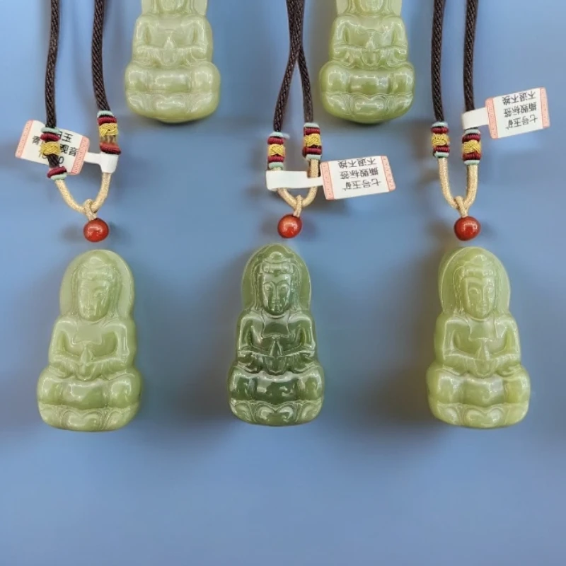 《李总专属质检正品》和田玉观音未镶嵌多样性发一观音吊坠LG