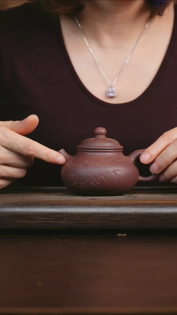 茶壶紫砂艺品紫砂 精选底槽清 容天200cc