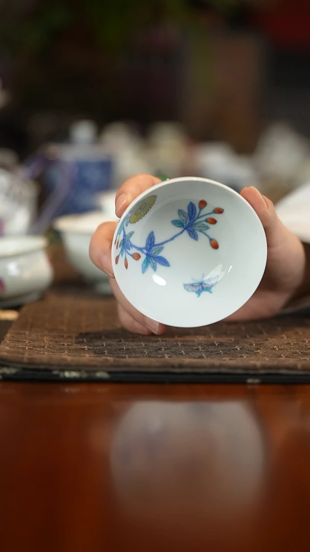 杯子556斗彩系列主人杯