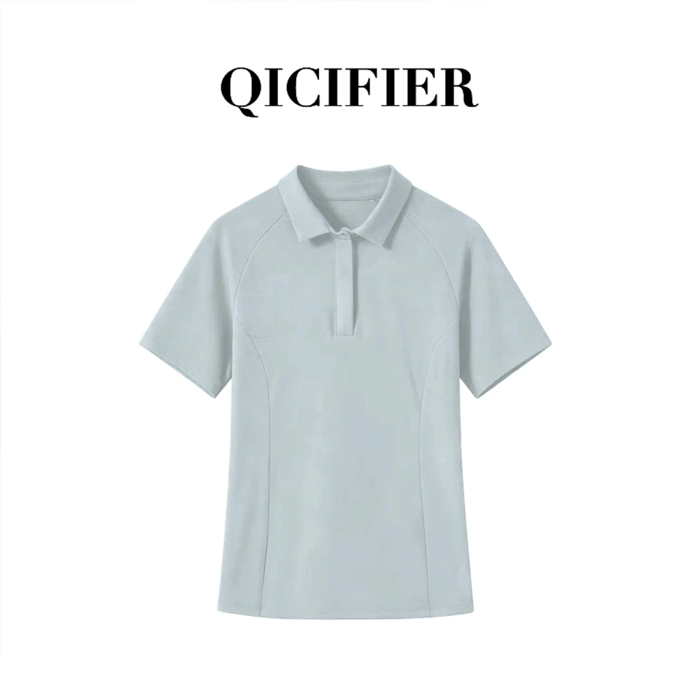 【QICIFIER】高尔夫polo 夏季凉感显瘦百搭瑜伽T恤 5513