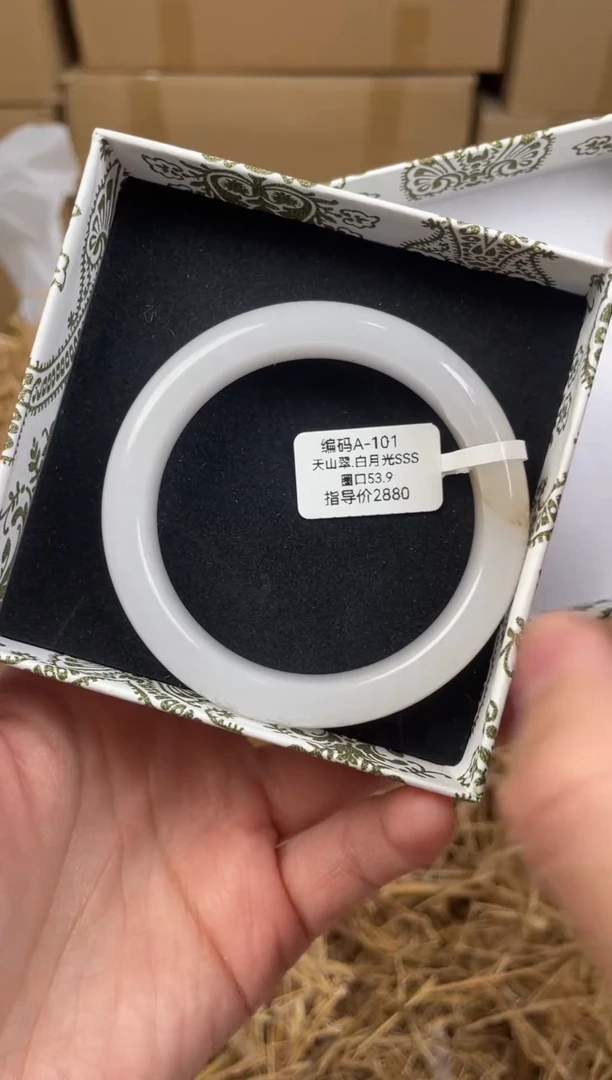 未镶嵌手镯石英质玉A101