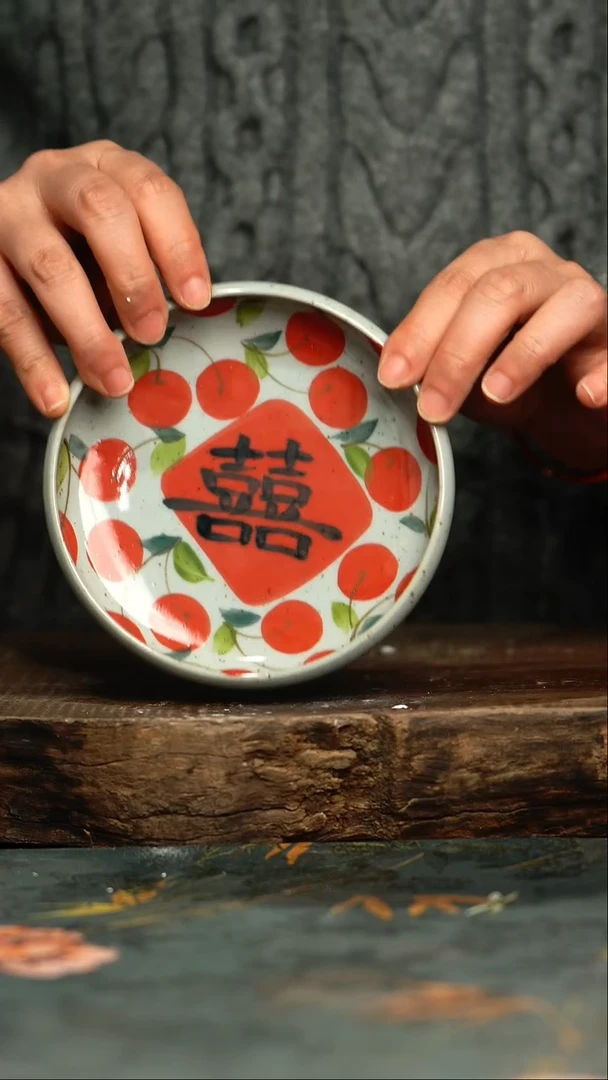 【闪购商品】杯杯釉下彩手工手绘同款陶器