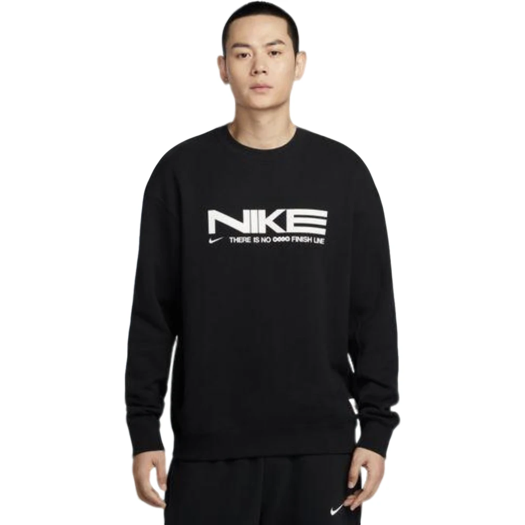 NIKE 新款灵蛇迎新系列男卫衣纯棉薄绒运动衫-IB5450-010