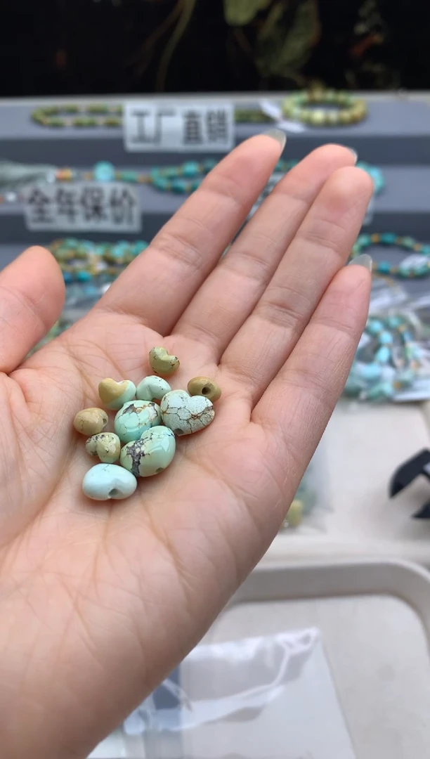 未镶嵌绿松石单珠（定制茜.Z10