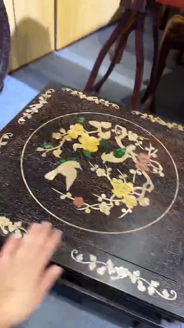 木紫檀拆件雕刻板以直播间实物为准微瑕老物件