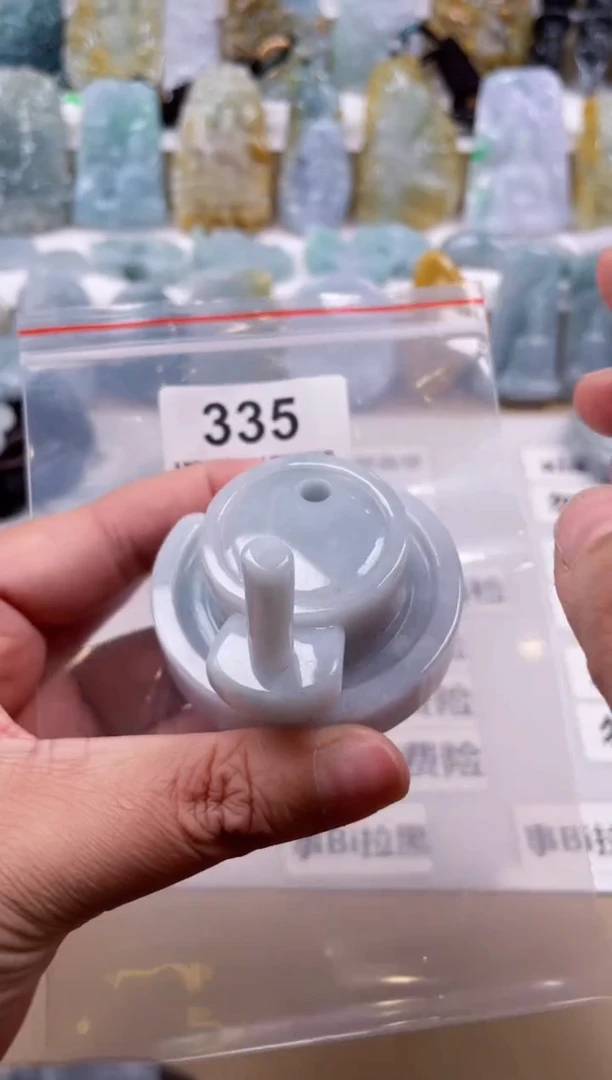 【闪购商品】翡翠颈饰未镶嵌天然缅甸A货翡翠335