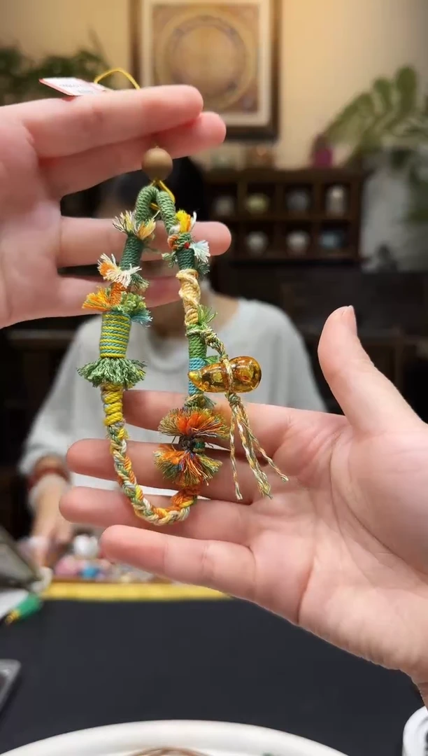 琥珀（花珀）颈饰未镶嵌挂件