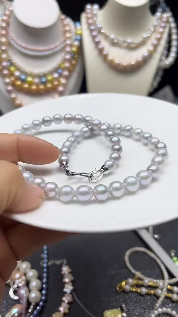 颈饰未镶嵌淡水珍珠多人