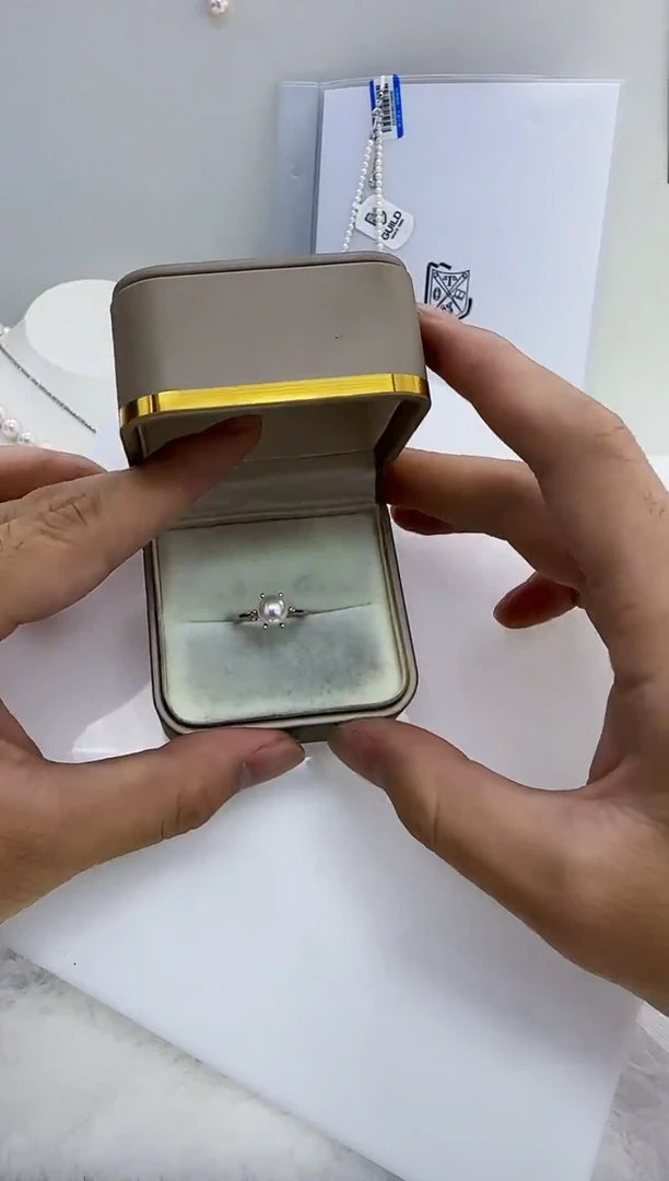 银S925镶嵌海水珍珠DA珍珠 c1248