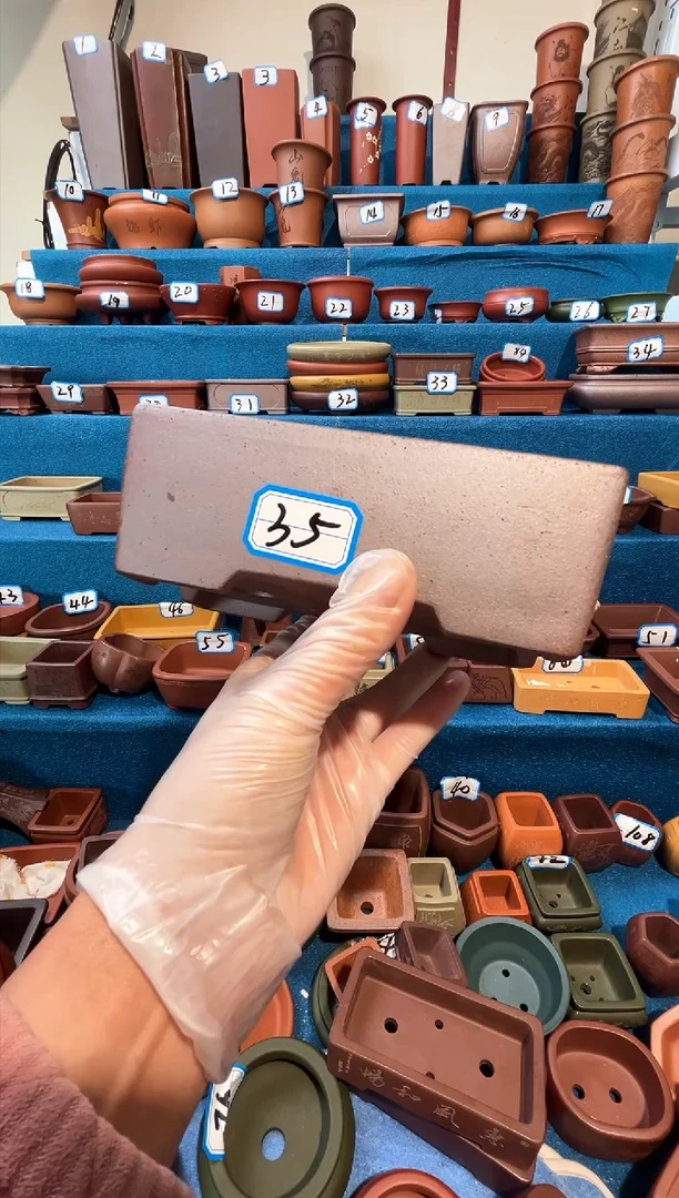 【闪购商品】紫砂紫砂花盆10.5*8.5*4.5