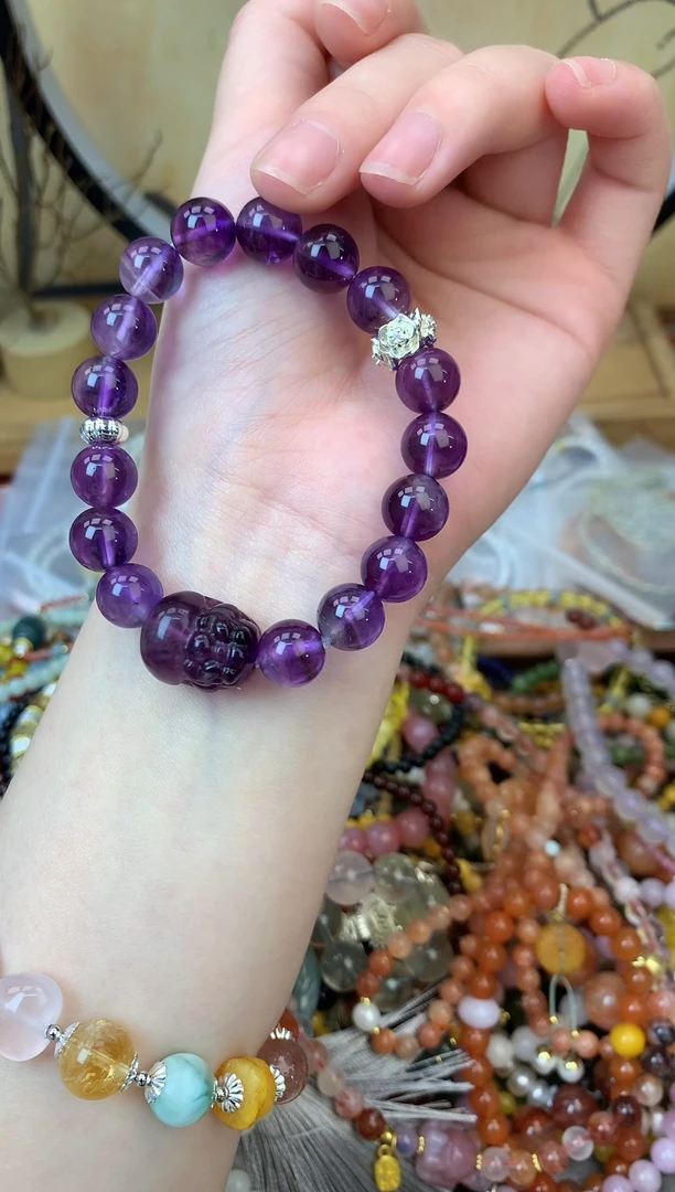 【闪购商品】紫晶手链未镶嵌1113手串