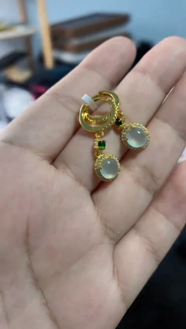 【闪购商品】翡翠戒指银S925镶嵌22222---2