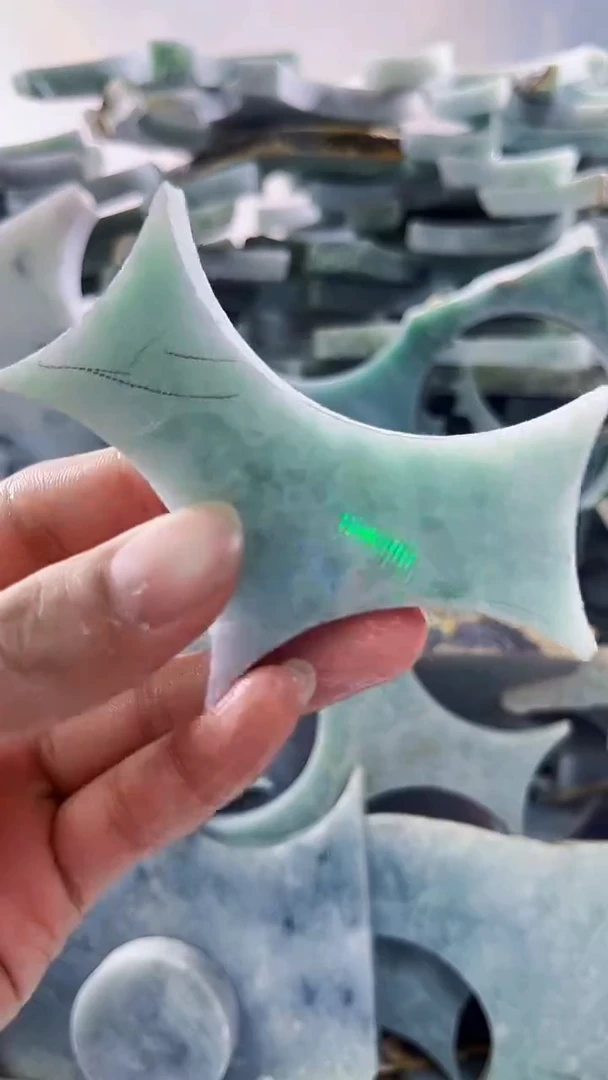 裸石翡翠缅甸翡翠A货陈76