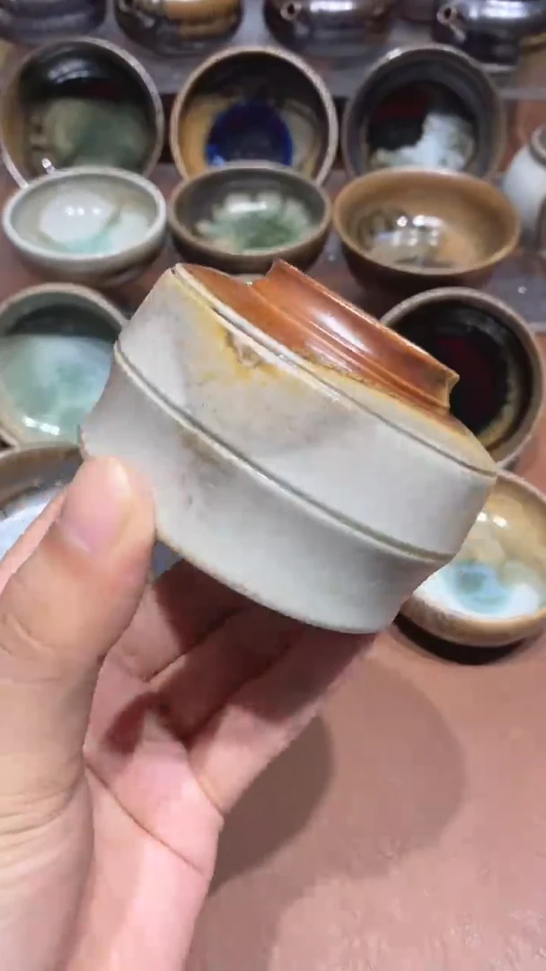 奢瓷柴烧茶器专拍链接217 微瑕