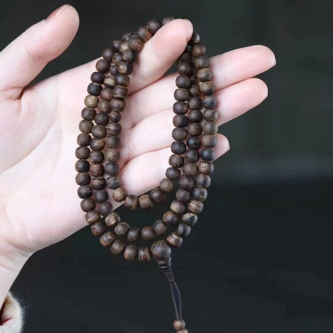 增香沉香木质非遗Y生芽莊5A雷法留疤BQ陳水8*8（纹理随机）