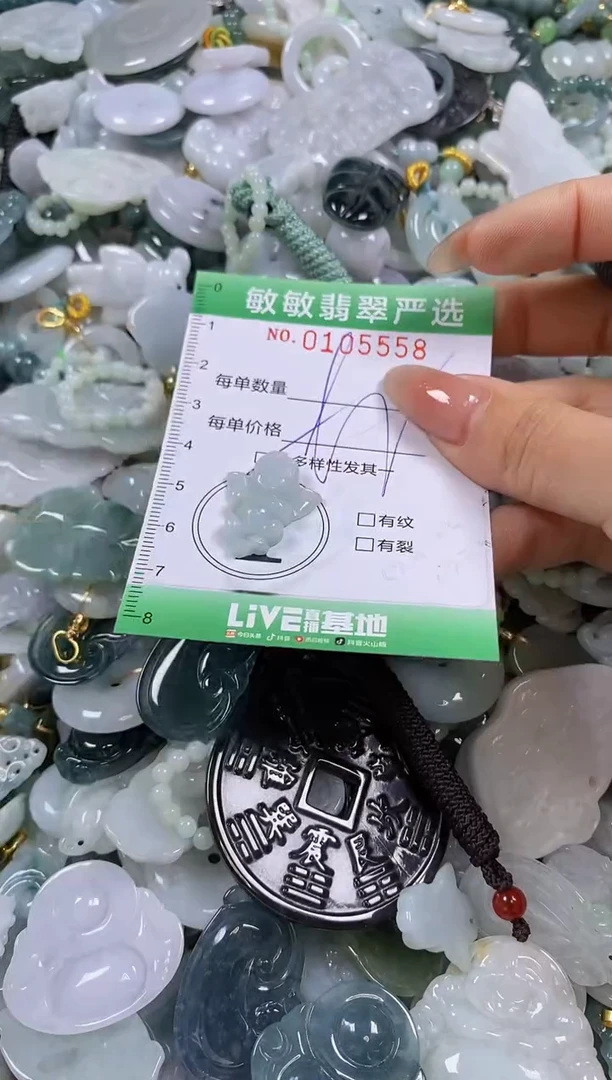 【闪购商品】翡翠颈饰未镶嵌闪购0105558多样性发其一