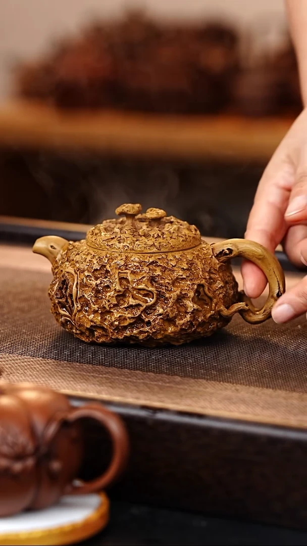 茶杯紫砂原矿紫砂壶