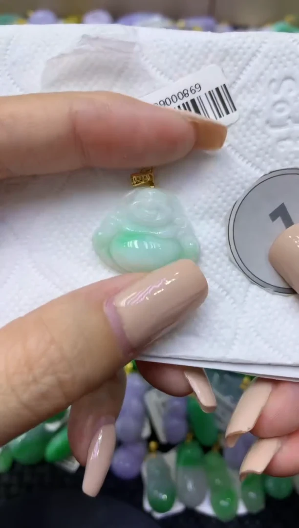 颈饰未镶嵌翡翠天然缅甸翡翠A货