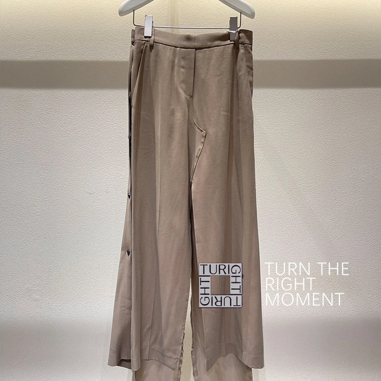 TURIGHT买手店25PS现货pushBUTTON设计师品牌时尚 两件套阔腿裤