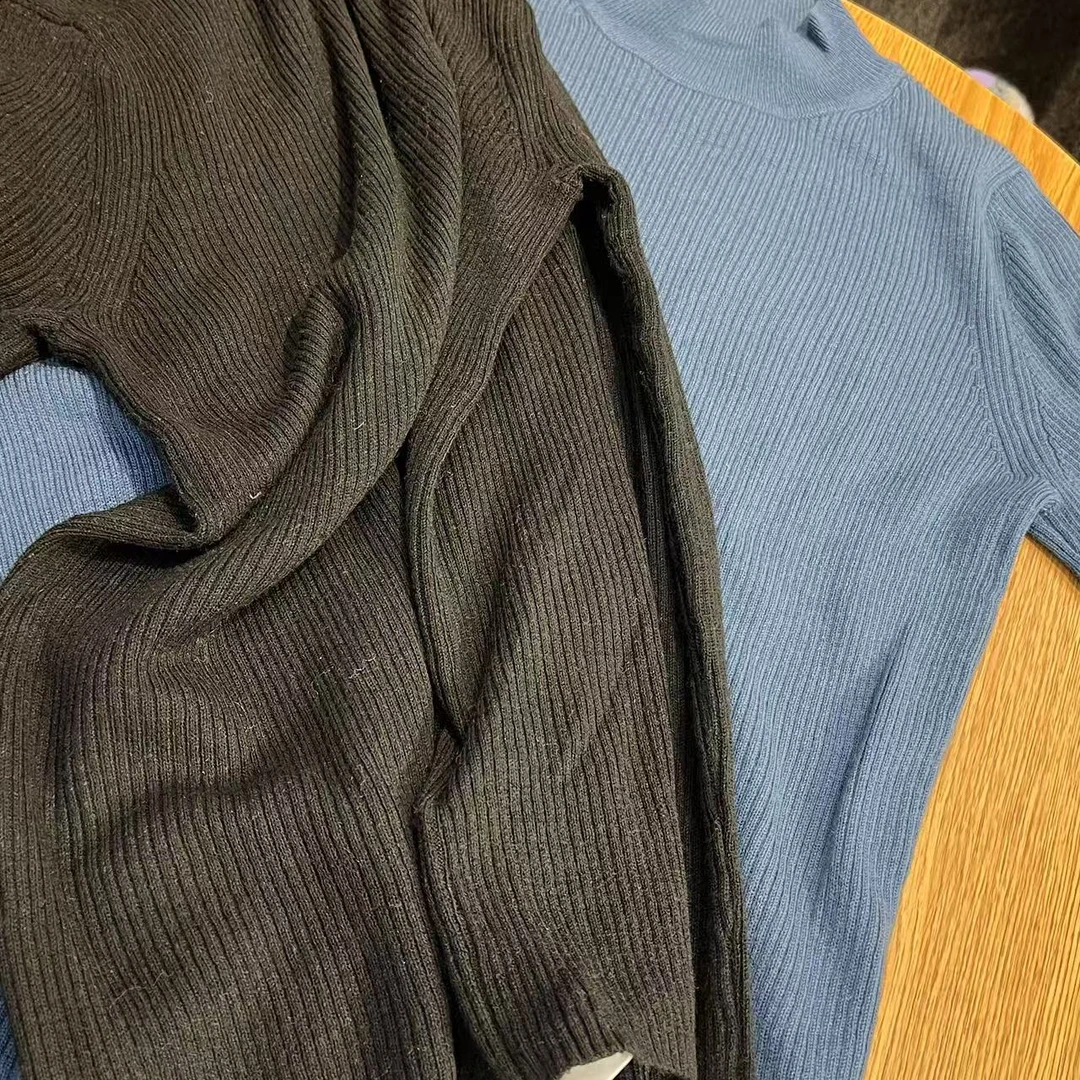 百搭的多色基础小衫