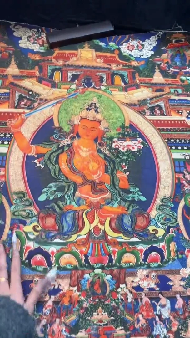 装裱画精美唐卡作品TK16095