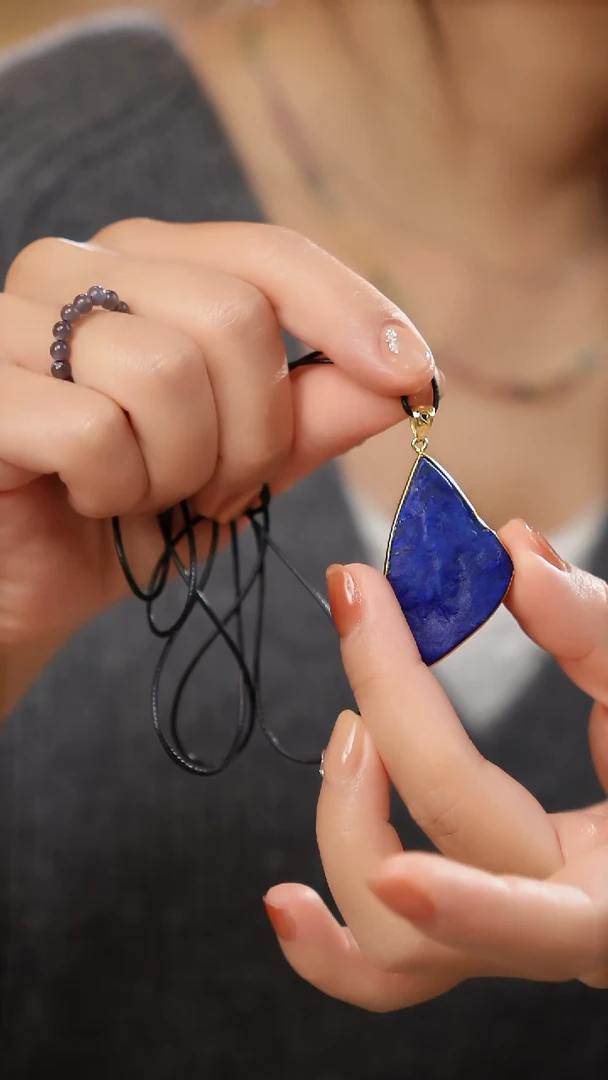 未镶嵌青金石颈饰一*星青金石项链